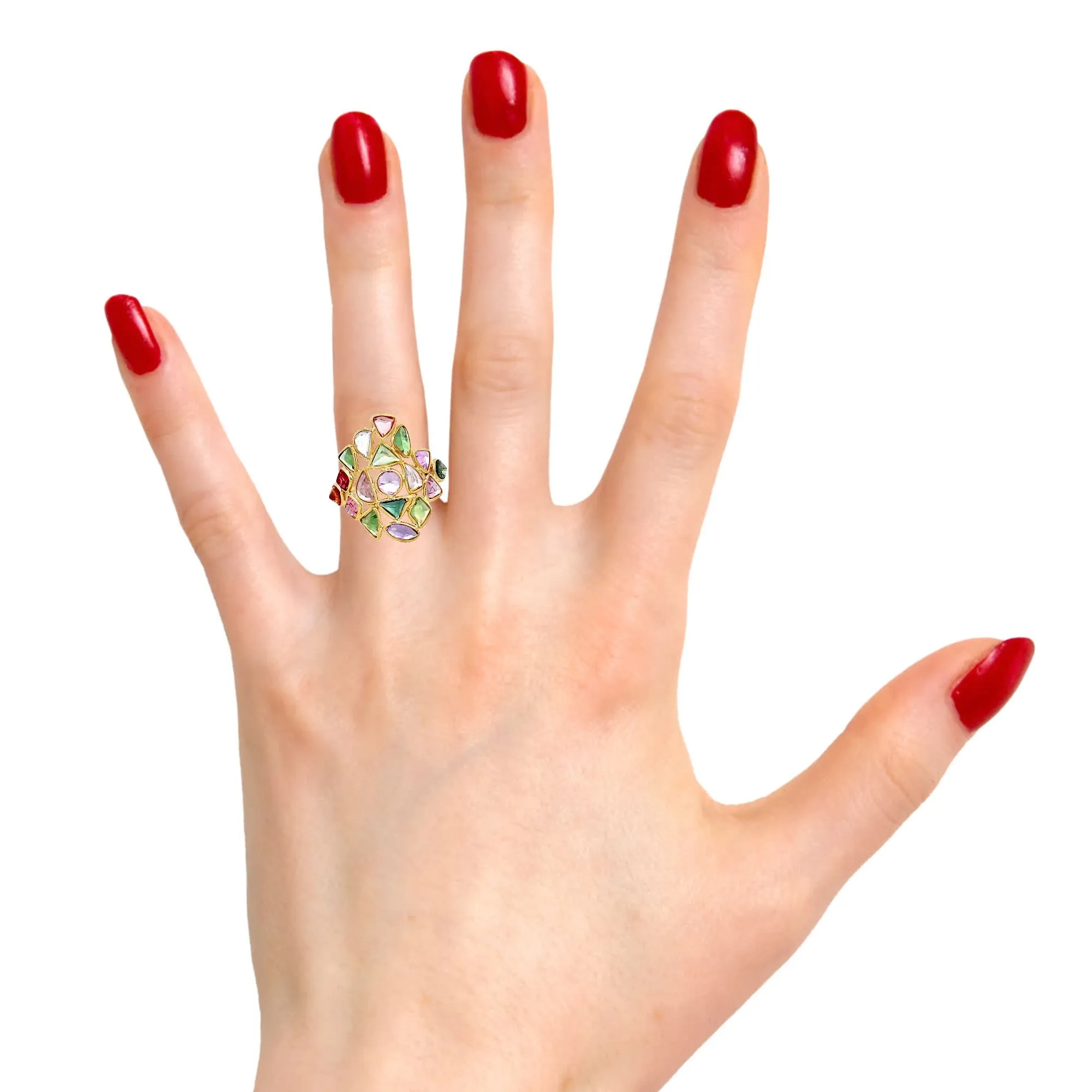 18K Tourmaline Cocktail Ring