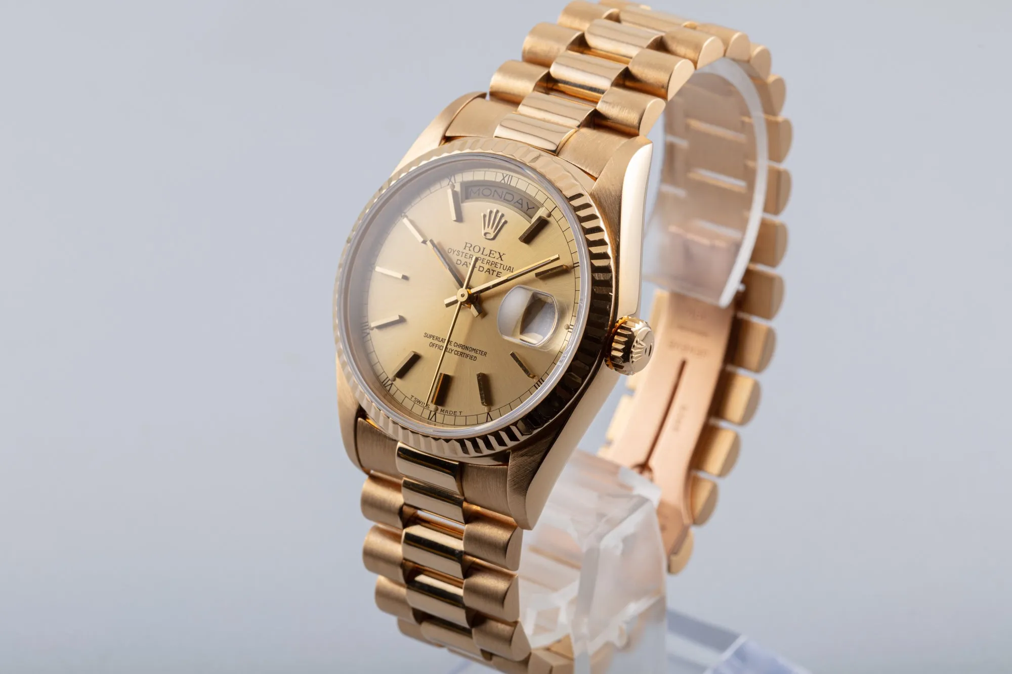 1993 Rolex Day-Date 18238 Champagne Dial President with Box
