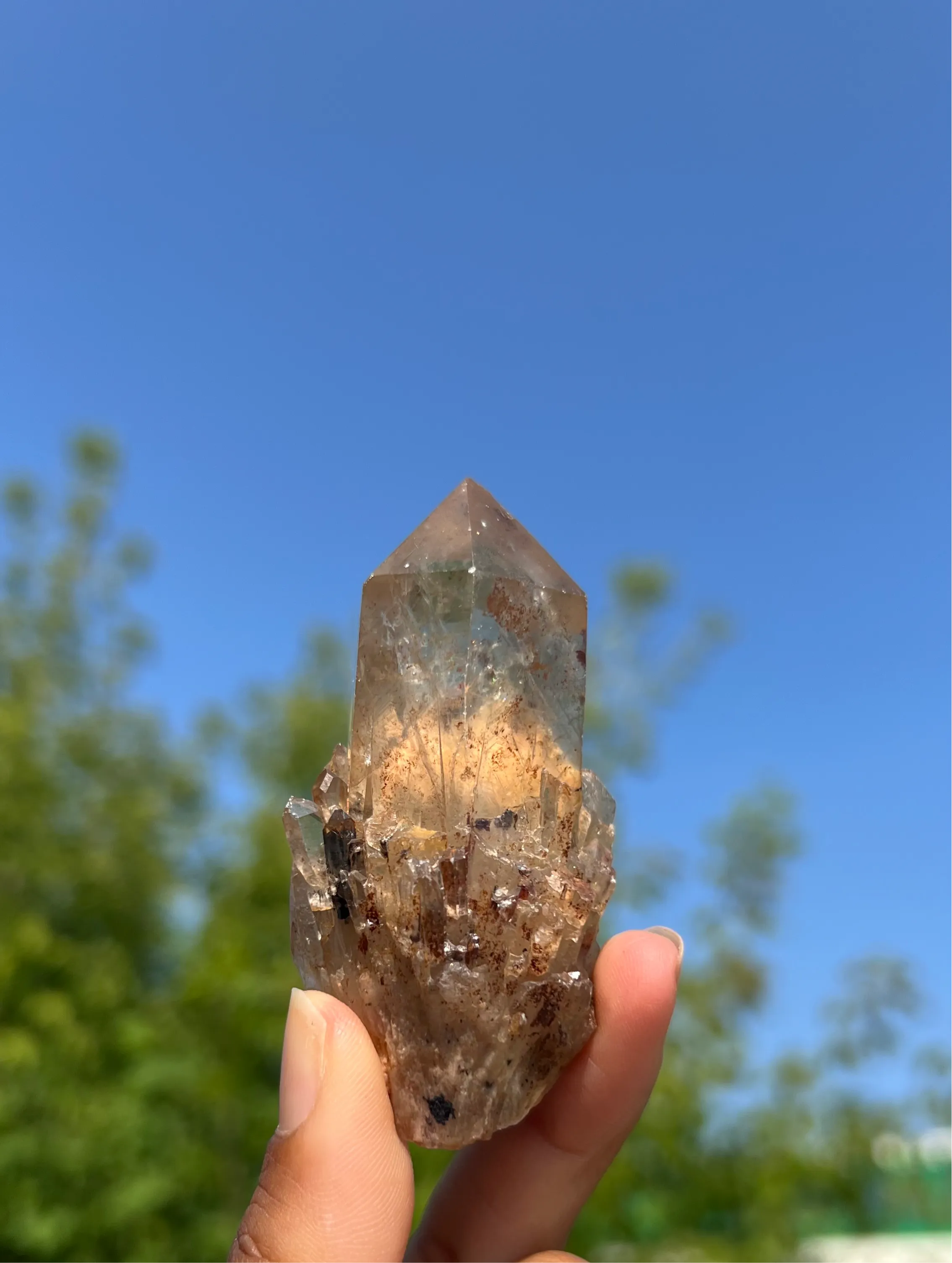 2.346kg Kundalini Citrine Quartz Wholesale Flat 24 pieces, Congo Citrine, Natural Citrine from Lwena, Katanga, Democratic Republic of Congo