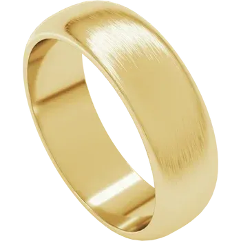 6mm Half Round Wedding Band