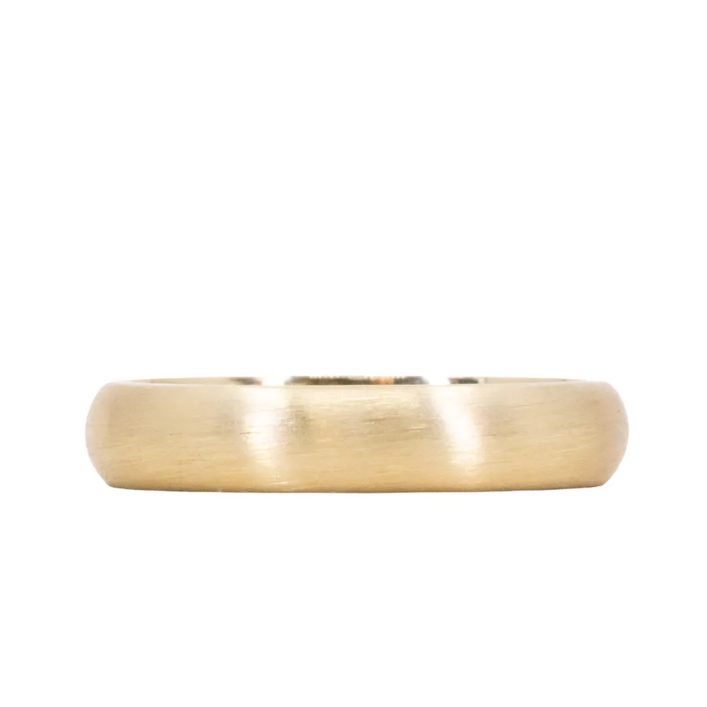 6mm Half Round Wedding Band