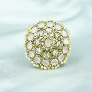 Antique Cocktail Pink Ring 19858-7042