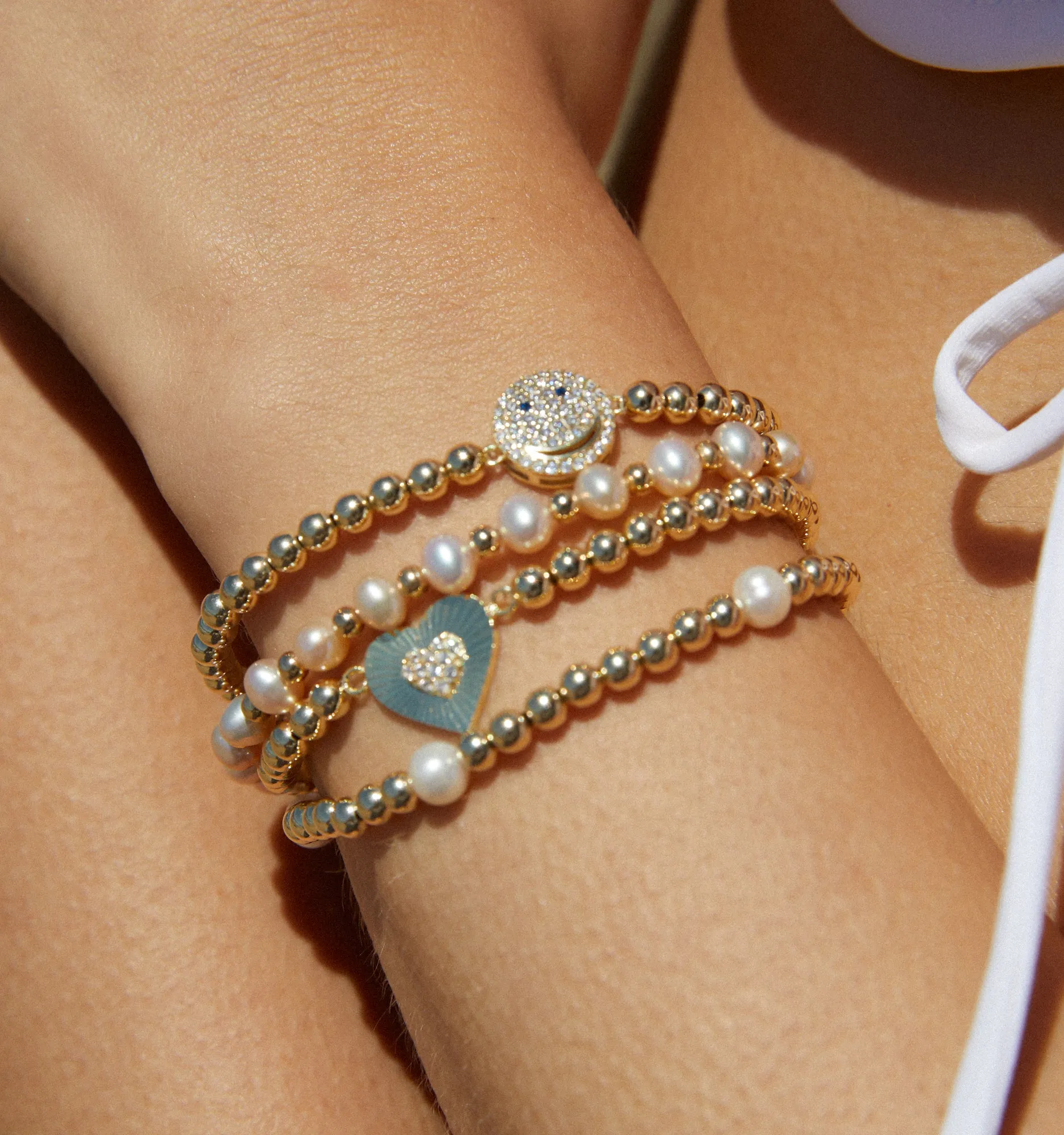 Beaded Bracelet With Pearls