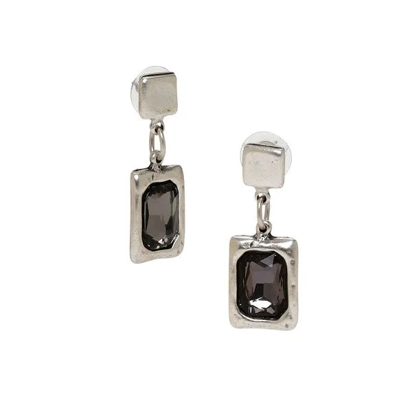 Black Crystal Earrings