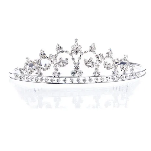Bridal Wedding Jewelry Crystal Rhinestone Flowers Dazzling Hair Headband Tiara