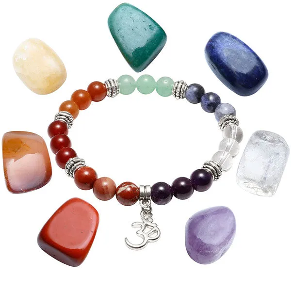 Chakra Bracelet & Stone Kit