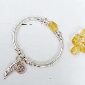 CITRINE GEMSTONE BRACELET