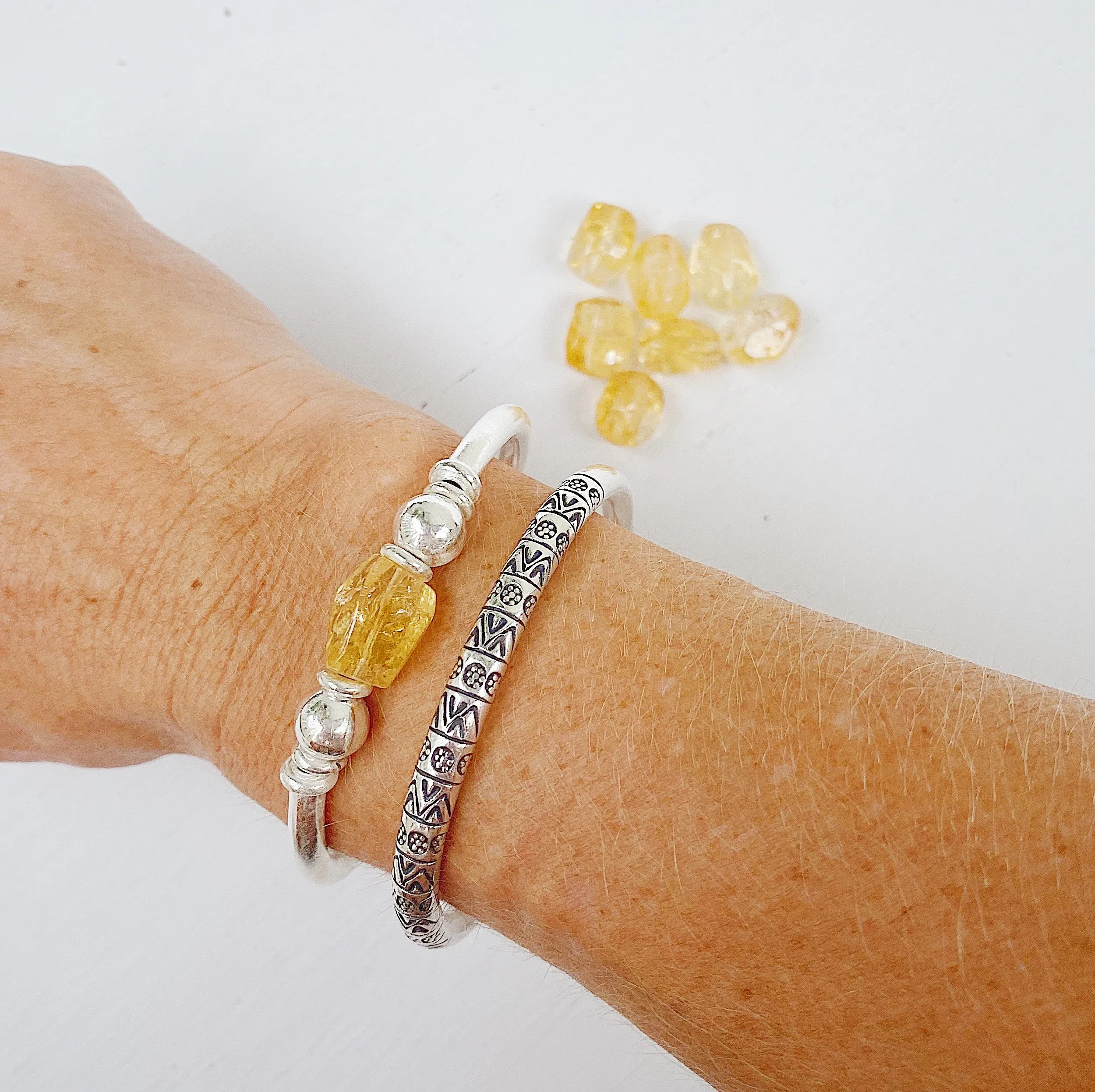 CITRINE GEMSTONE BRACELET