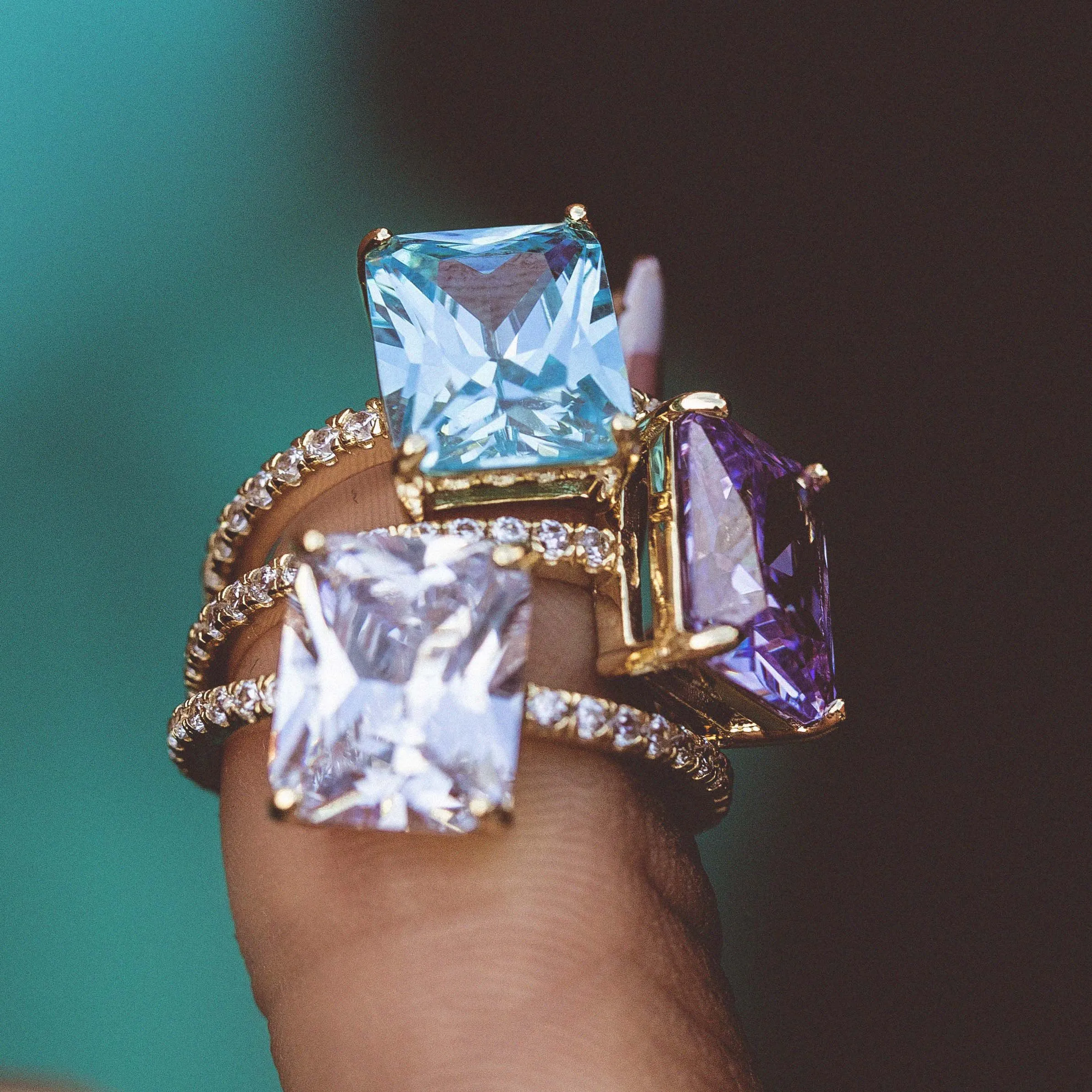 Cocktail Ring in Blue