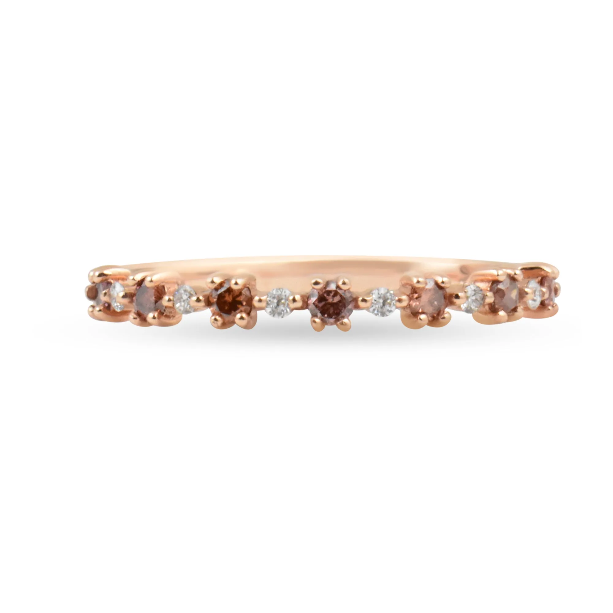 Diamond 14K Flowerette Ring