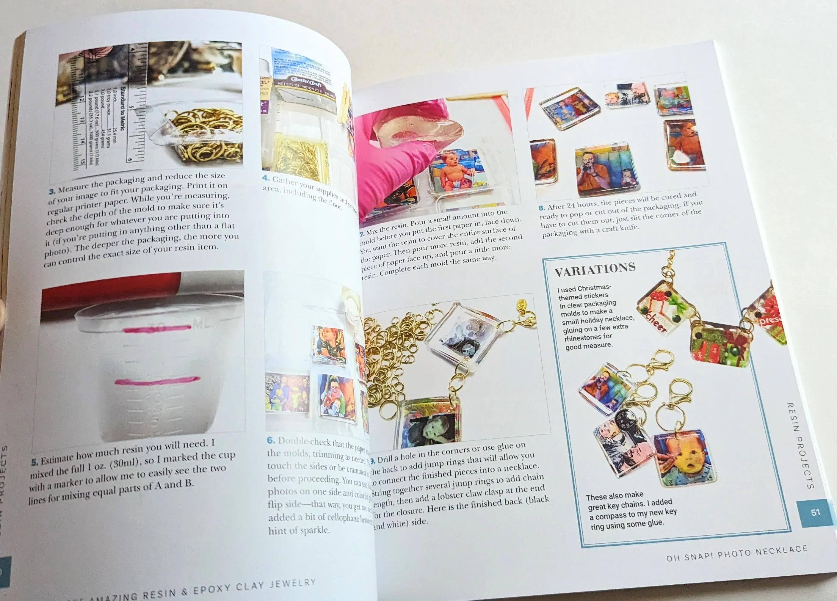 DIY Jewelry Book Autographed "Learn to Make Amazing Resin & Epoxy Clay Jewelry" by Sugar Gay Isber Fashion Jewelry Handmade Jewelry Interesting DIY Beginners Jewelry Making