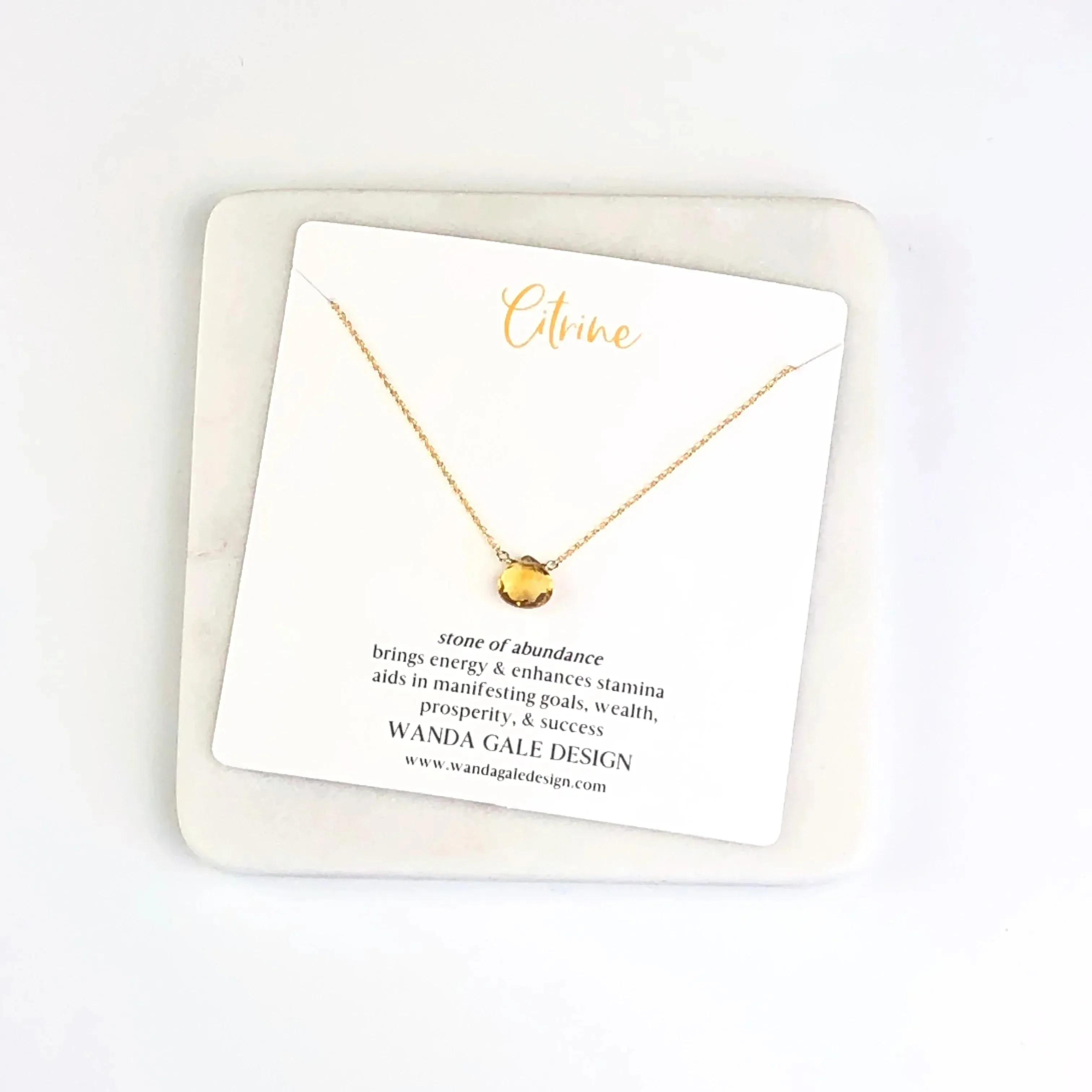 Energy stone necklace - Sapphire