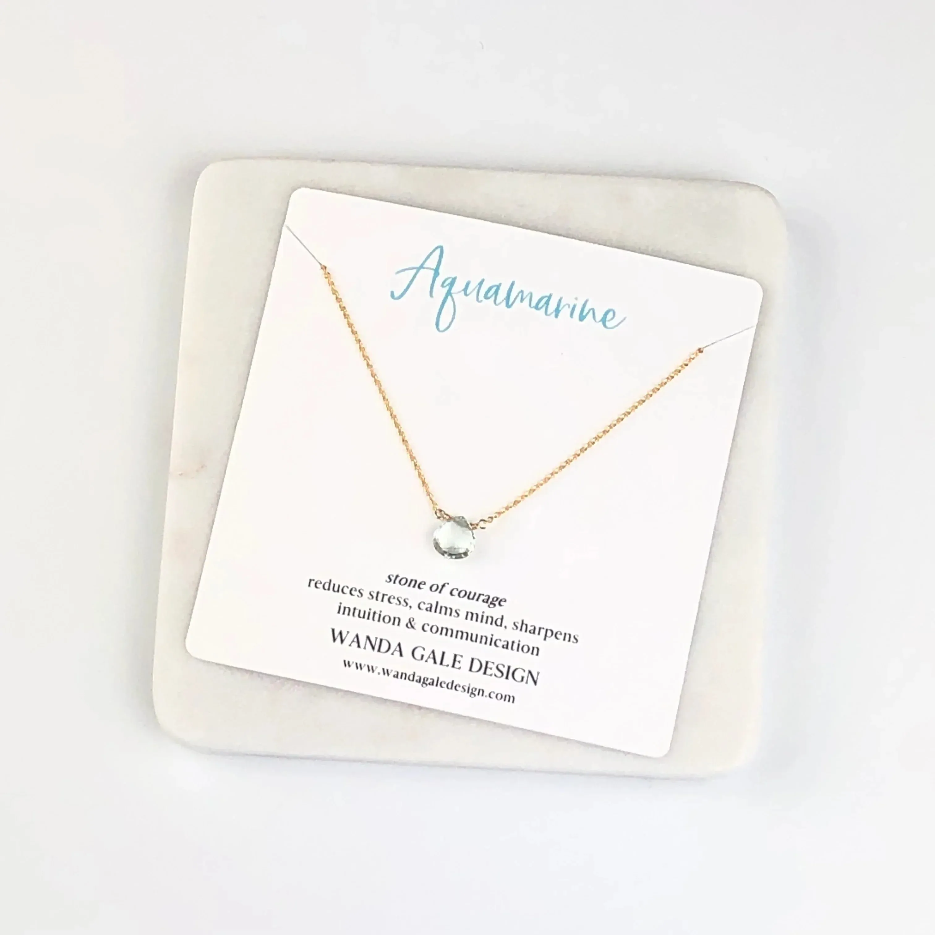 Energy stone necklace - Sapphire