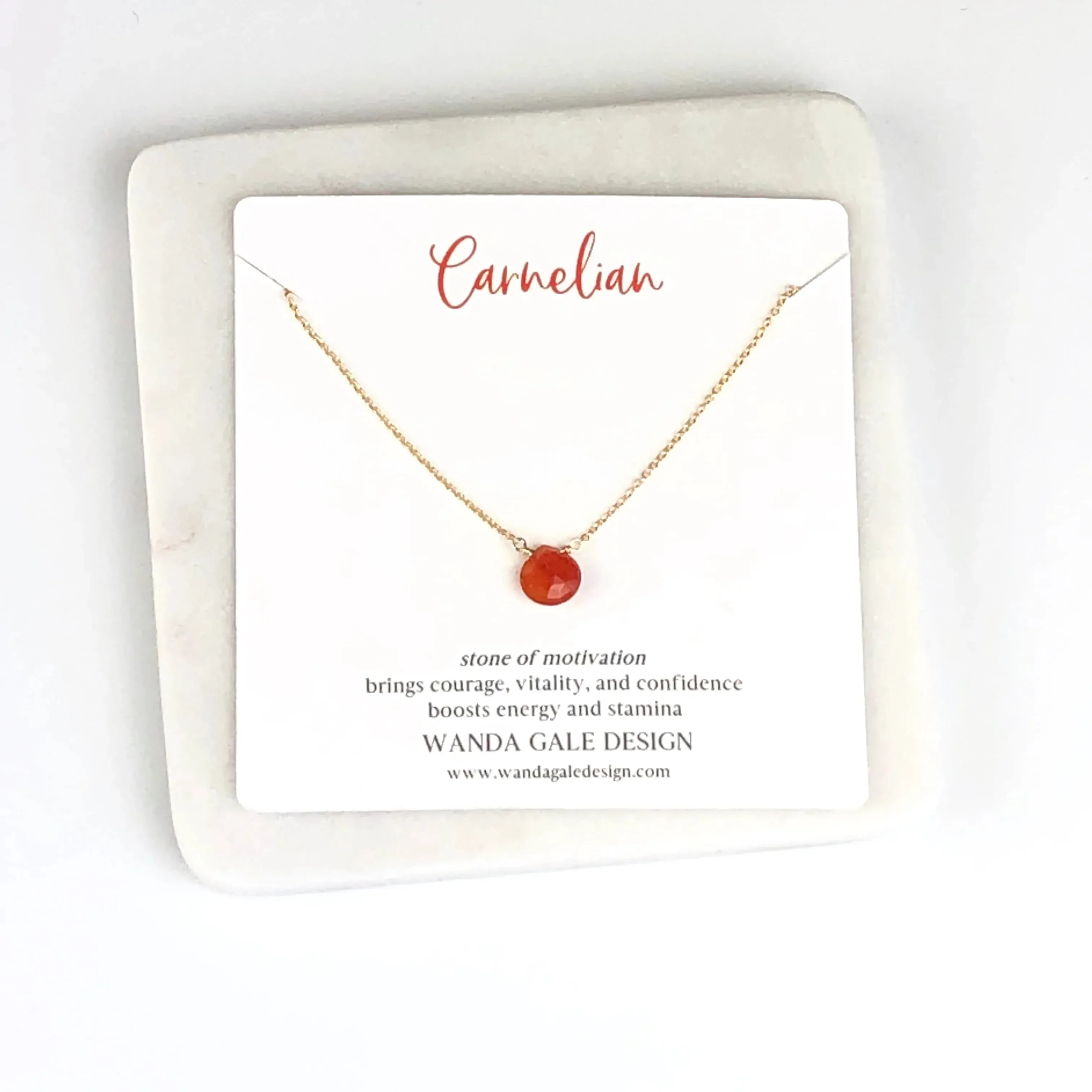 Energy stone necklace - Sapphire