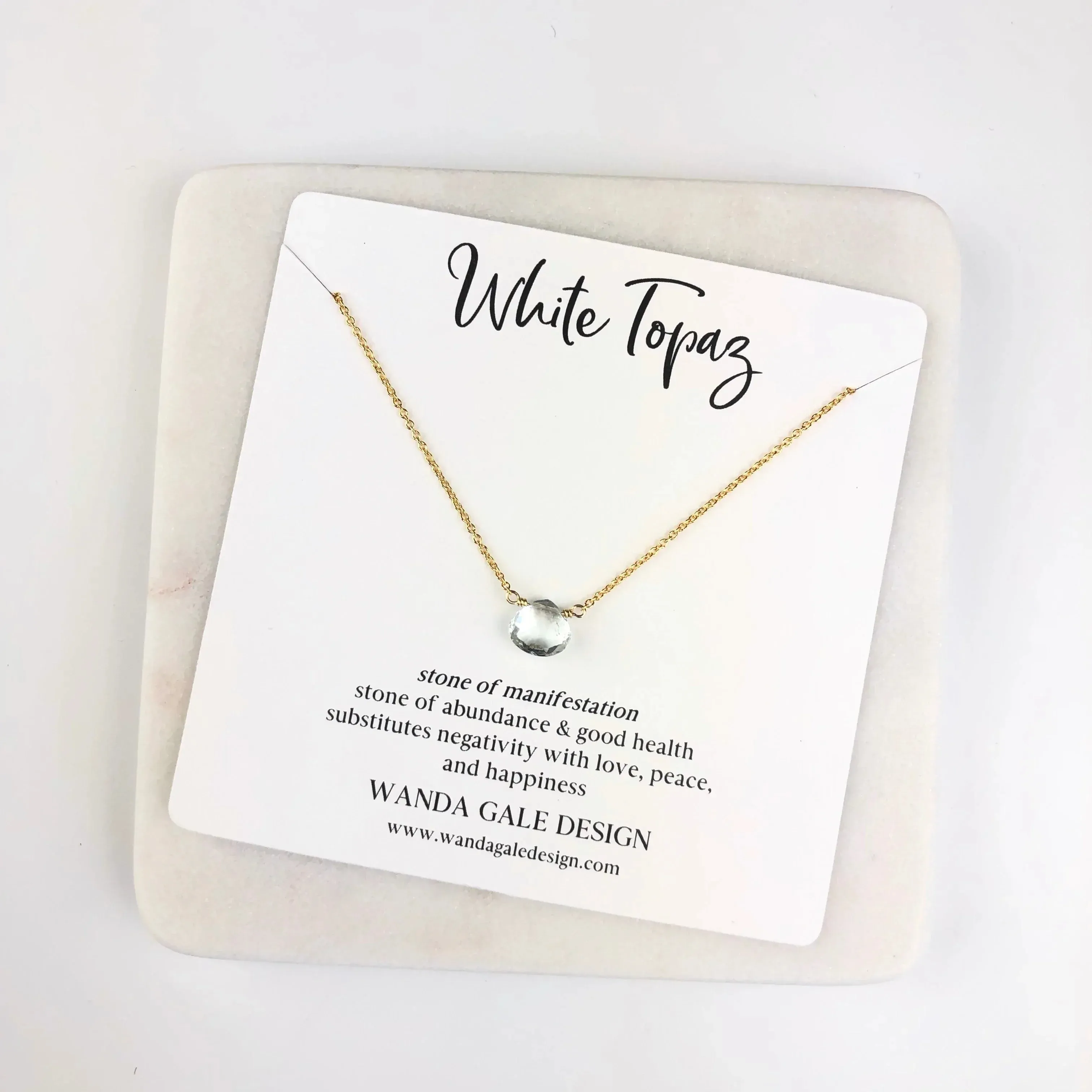 Energy stone necklace - Sapphire