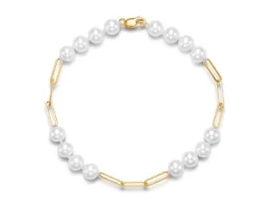 Freshwater Pearl   Link Marisa Bracelet