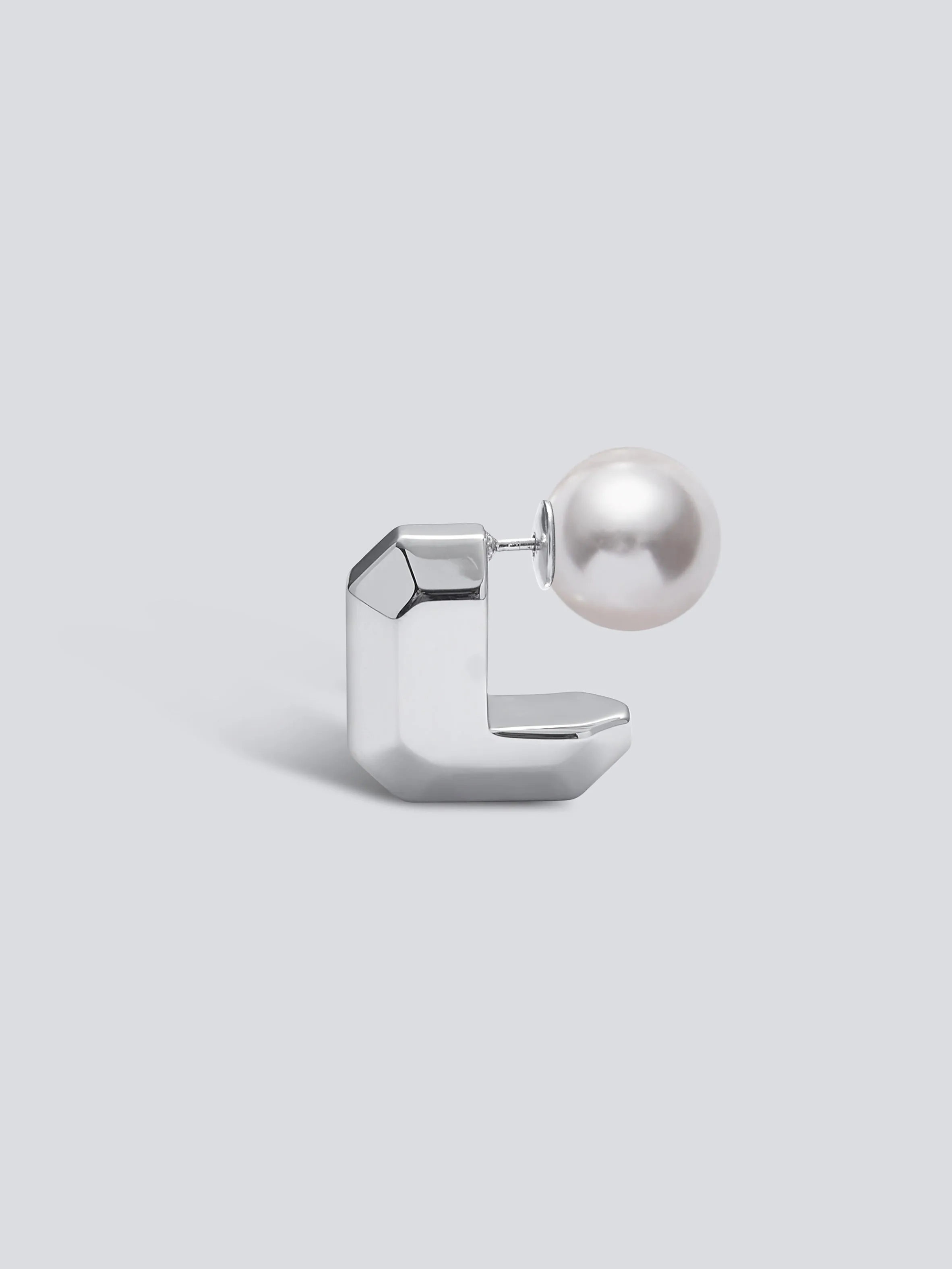 Gem Front & Back Stud Earring