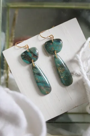 Malachite Earrings