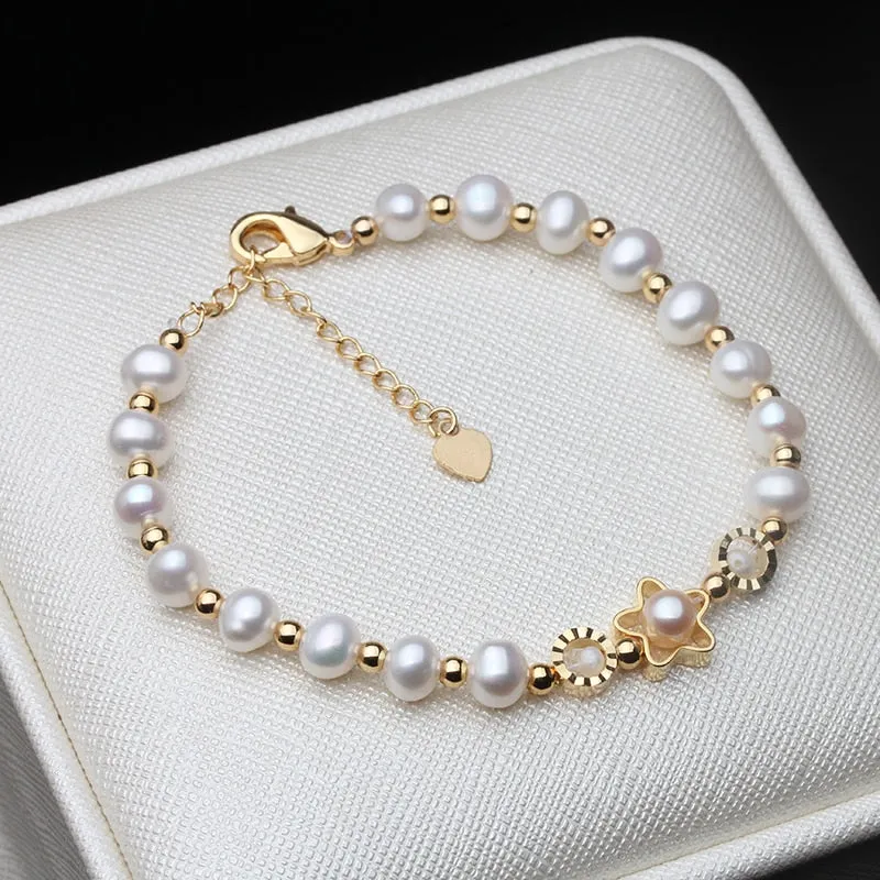 Natural Freshwater Pearl Bracelet For Women
