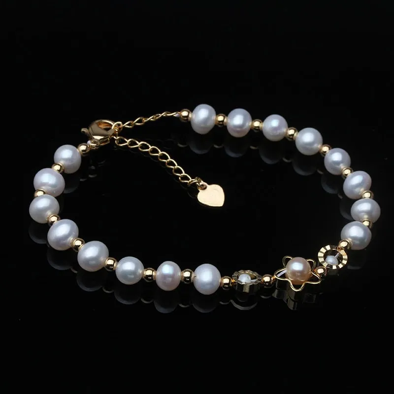 Natural Freshwater Pearl Bracelet For Women