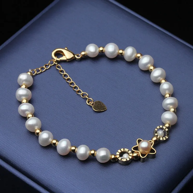 Natural Freshwater Pearl Bracelet For Women