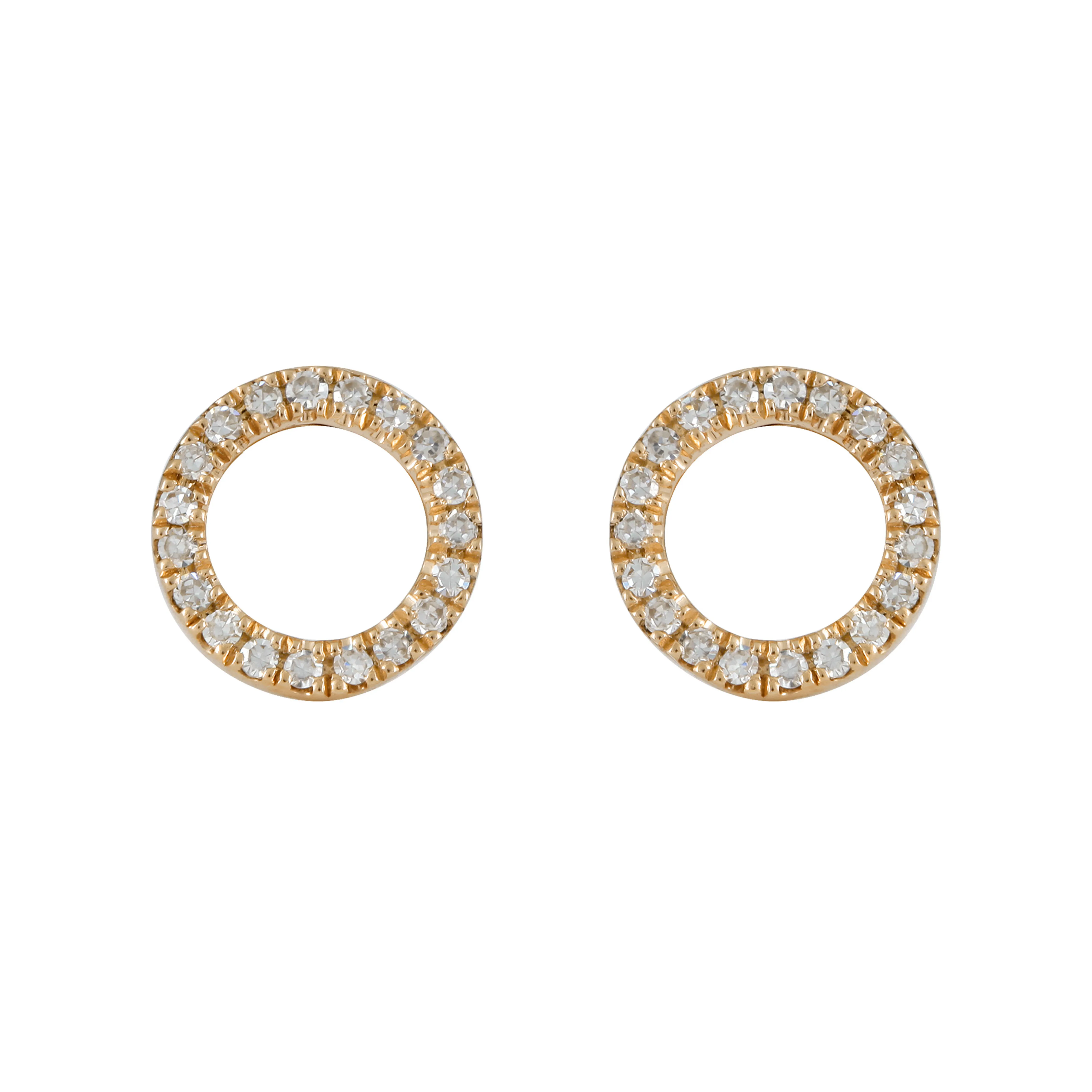 Open Circle Studs