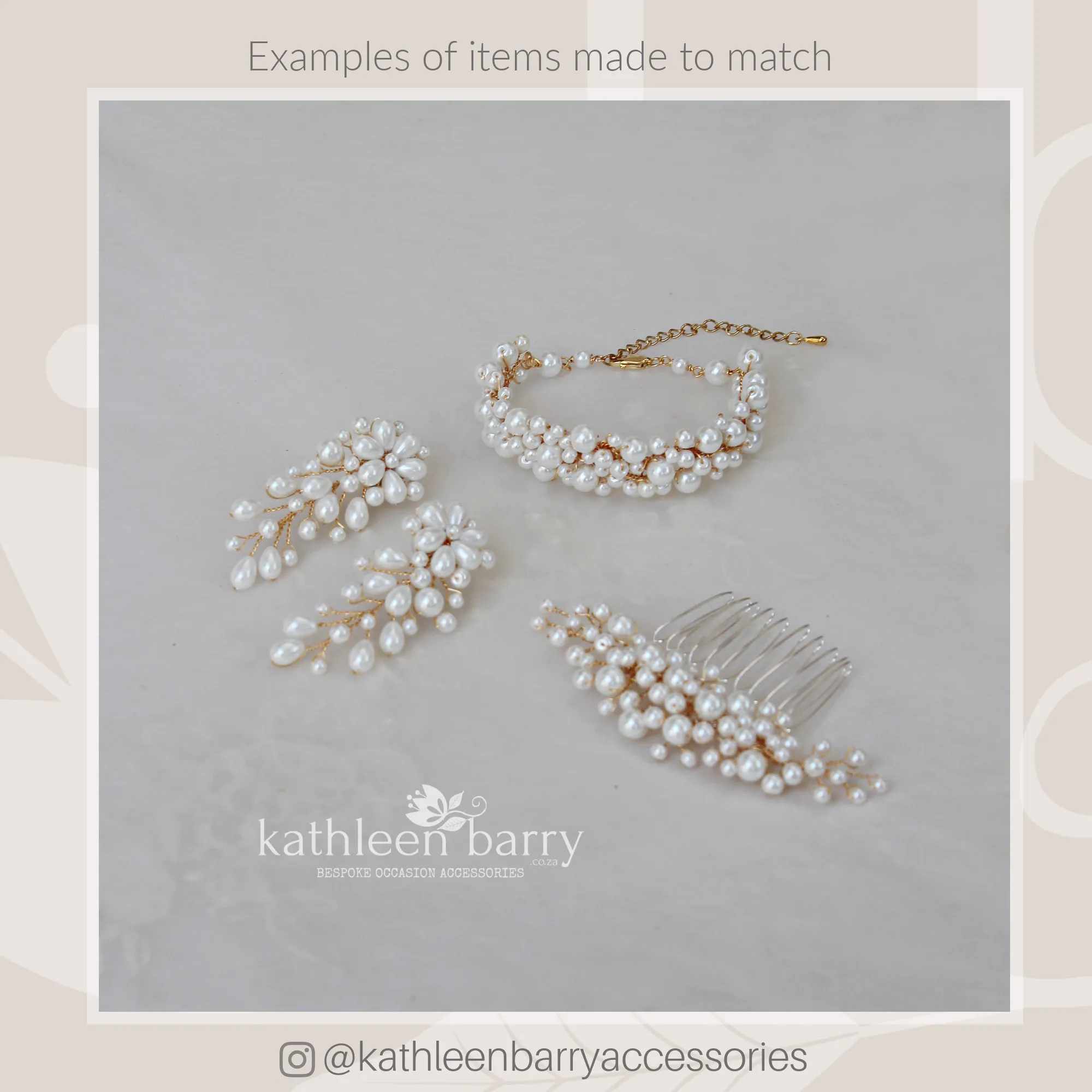 Pearl bracelet available in 3 pearl colors - Silver, gold or rose gold finish options STYLE : Lelani