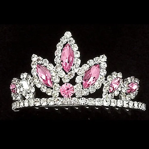 Rhinestone Pink Tiara