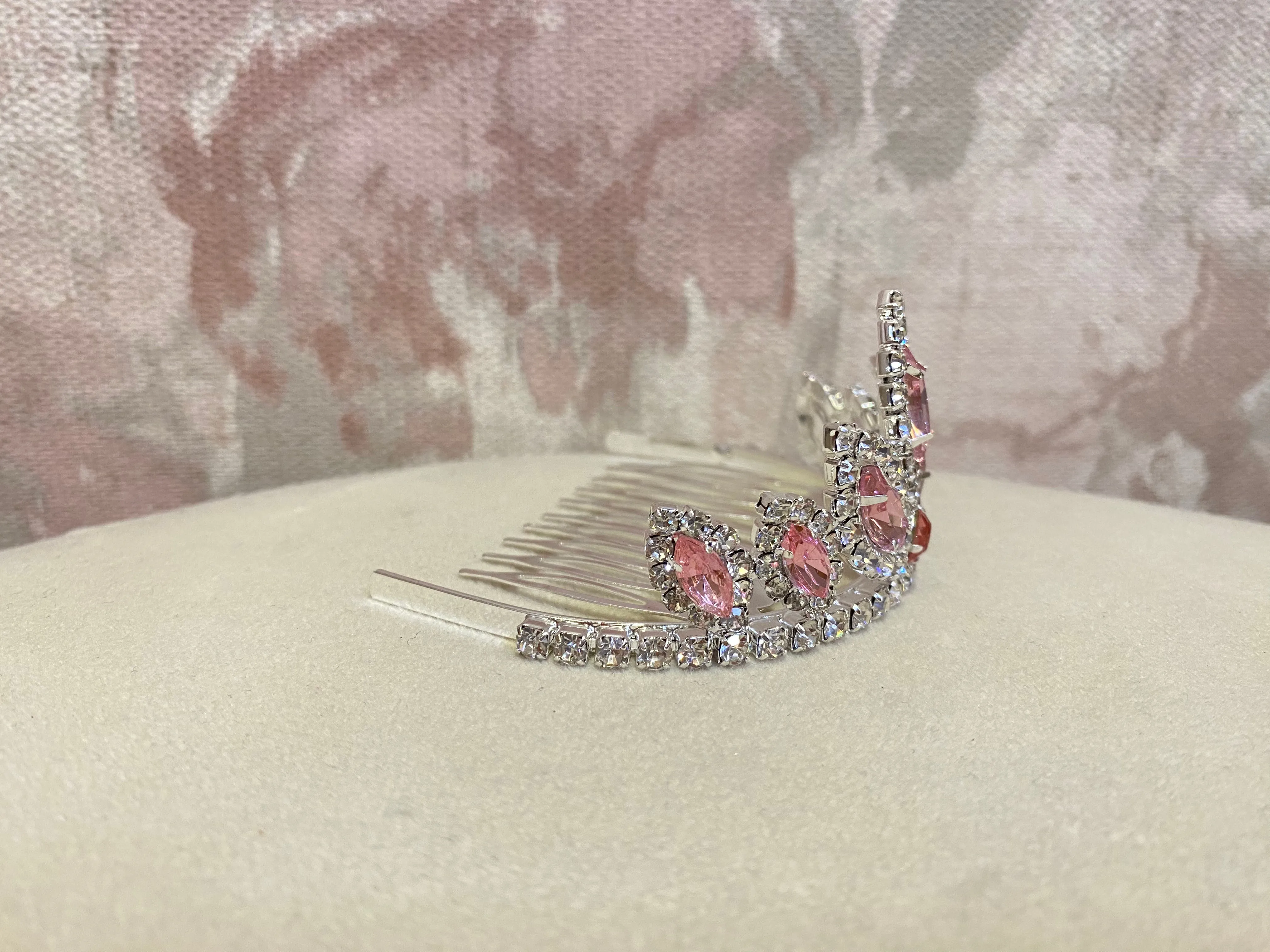 Rhinestone Pink Tiara