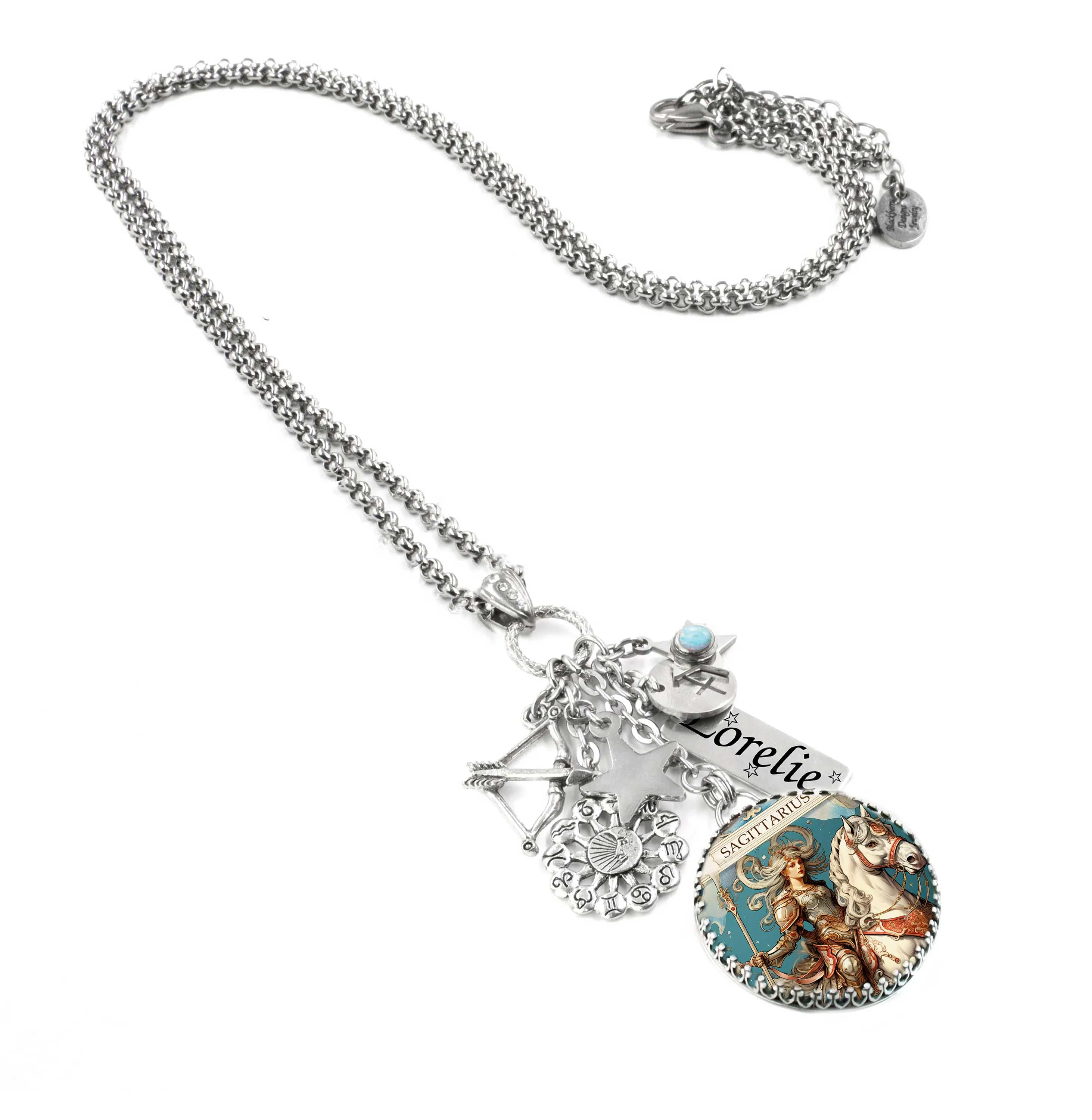 Sagittarius Horoscope Necklace