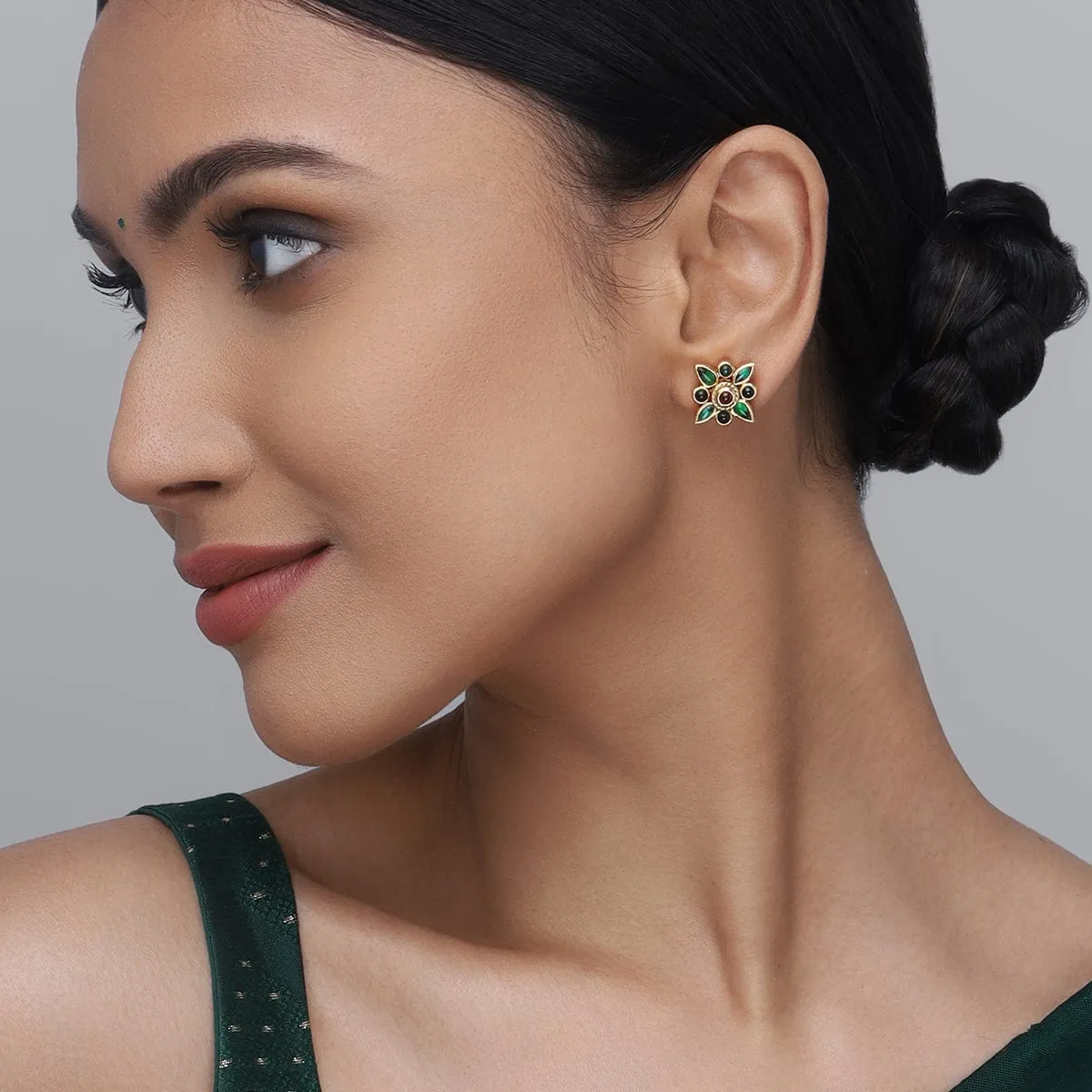 Silver Temple Earring 153723