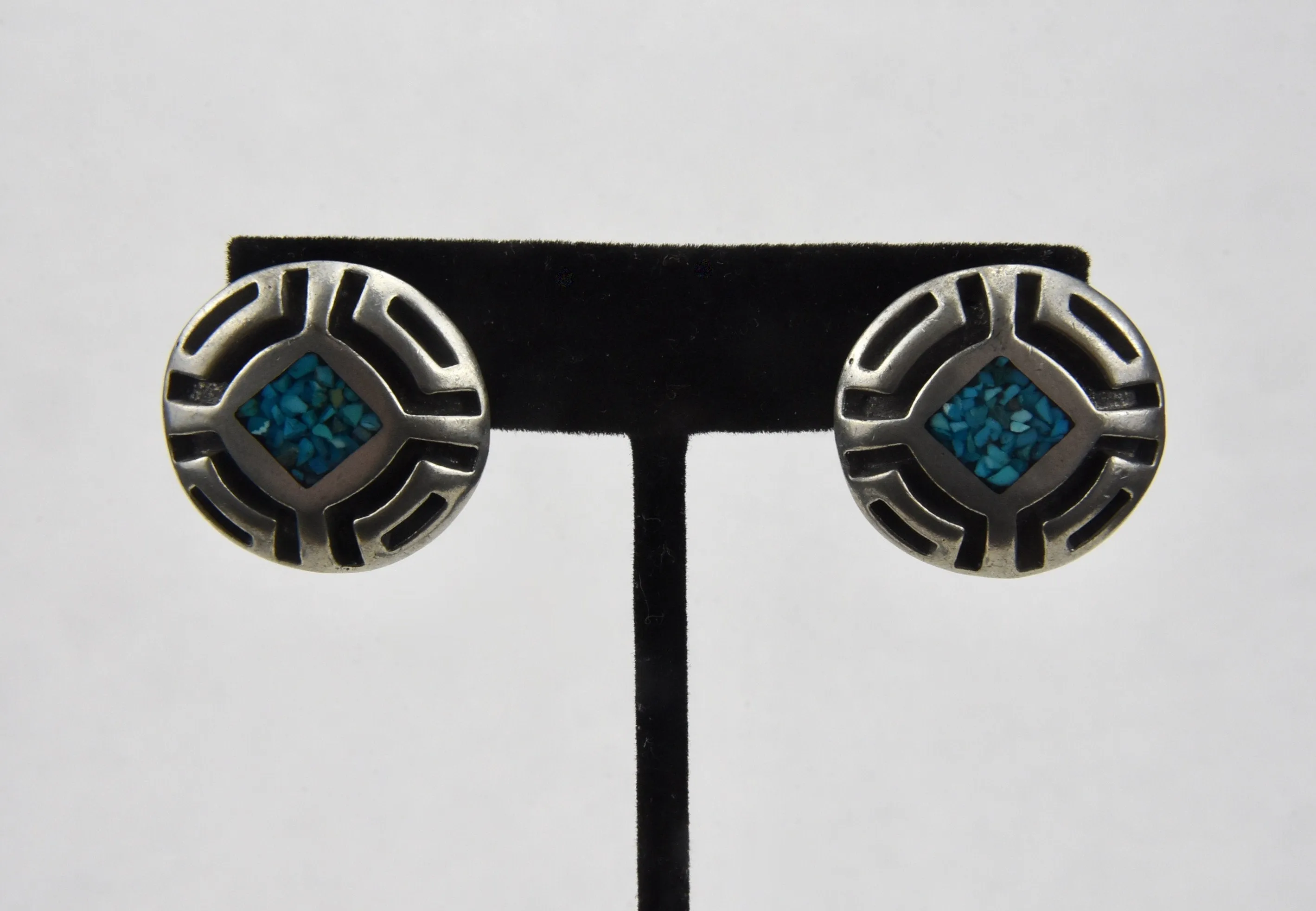 Silver Turquoise Earrings