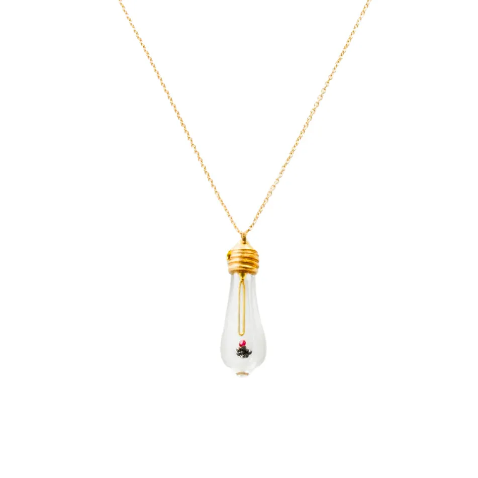Tiny 18k Yellow Lightkeeper w/Stones