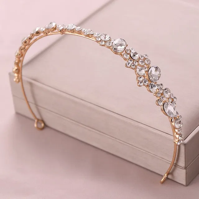 Trendy Wedding Headwear Queen Tiara