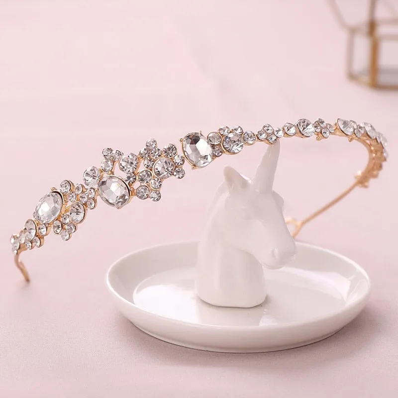 Trendy Wedding Headwear Queen Tiara