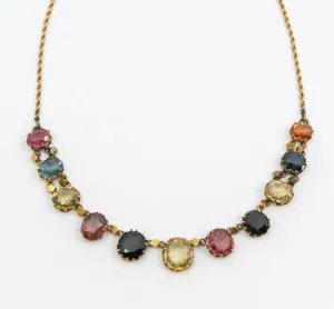 Victorian Harlequin 15ct Gold Necklace